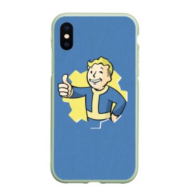 Чехол для iPhone XS Max матовый с принтом Fallout в городе Новоалтайск, Силикон | Область печати: задняя сторона чехла, без боковых панелей | fallout | фалаут