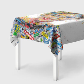 Скатерть 3D с принтом brands в городе Новоалтайск, 100% полиэстер (ткань не мнется и не растягивается) | Размер: 150*150 см | brands | девушка | прикольное | разное