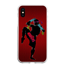 Чехол для iPhone XS Max матовый с принтом Muay thai 1 в городе Новоалтайск, Силикон | Область печати: задняя сторона чехла, без боковых панелей | muay thai