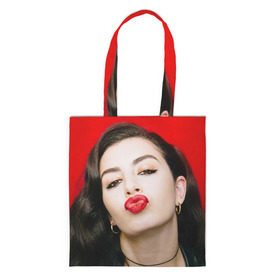 Сумка 3D повседневная с принтом Charli XCX в городе Новоалтайск, 100% полиэстер | Плотность: 200 г/м2; Размер: 34×35 см; Высота лямок: 30 см | charli xcx | charlotte emma aitchison | автор песен | британская | певица | шарлотта эмма эйтчисон