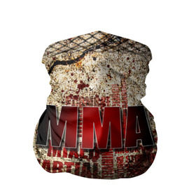Бандана-труба 3D с принтом MMA в городе Новоалтайск, 100% полиэстер, ткань с особыми свойствами — Activecool | плотность 150‒180 г/м2; хорошо тянется, но сохраняет форму | judo | mma | ufc | борьба | единоборства