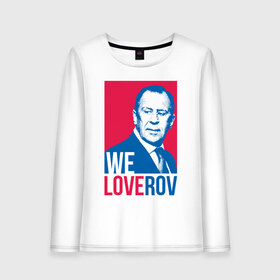 Женский лонгслив хлопок с принтом LoveRov в городе Новоалтайск, 100% хлопок |  | lavrov | loverov | russia | sergey