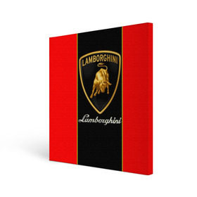 Холст квадратный с принтом Lamborghini в городе Новоалтайск, 100% ПВХ |  | Тематика изображения на принте: lamborghini | авто | автомобиль | ламборгини
