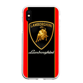 Чехол для iPhone XS Max матовый с принтом Lamborghini в городе Новоалтайск, Силикон | Область печати: задняя сторона чехла, без боковых панелей | lamborghini | авто | автомобиль | ламборгини