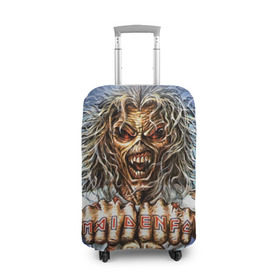 Чехол для чемодана 3D с принтом Iron maiden 6 в городе Новоалтайск, 86% полиэфир, 14% спандекс | двустороннее нанесение принта, прорези для ручек и колес | айран мейден | айран мэйден | айрон мейден | айрон мэйден | айрон мэйдэн | байк