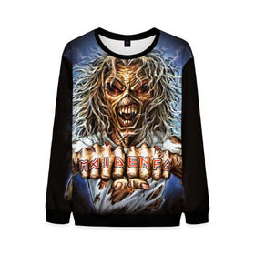 Мужской свитшот 3D с принтом Iron maiden 6 в городе Новоалтайск, 100% полиэстер с мягким внутренним слоем | круглый вырез горловины, мягкая резинка на манжетах и поясе, свободная посадка по фигуре | айран мейден | айран мэйден | айрон мейден | айрон мэйден | айрон мэйдэн | байк