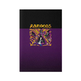 Обложка для паспорта матовая кожа с принтом Ramones 4 в городе Новоалтайск, натуральная матовая кожа | размер 19,3 х 13,7 см; прозрачные пластиковые крепления | joey ramone | punk | джоуи рамон | панк | рамонез | рамонес