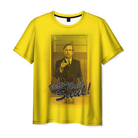 Мужская футболка 3D с принтом Better call Saul 5 в городе Новоалтайск, 100% полиэфир | прямой крой, круглый вырез горловины, длина до линии бедер | better call saul | breaking | breaking bad | saul | saul goodman | во все тяжкие | все тяжкие | лучше звоните солу | мет | сериал | сериалы | сол | сол гудман