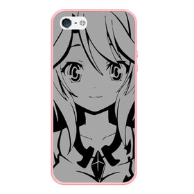 Чехол для iPhone 5/5S матовый с принтом No Game No Life в городе Новоалтайск, Силикон | Область печати: задняя сторона чехла, без боковых панелей | нет игры нет жизни