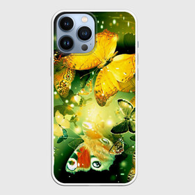 Чехол для iPhone 13 Pro Max с принтом Бабочки в городе Новоалтайск,  |  | Тематика изображения на принте: разноцветный | яркие