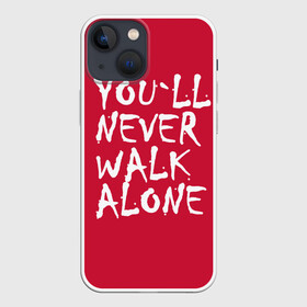Чехол для iPhone 13 mini с принтом YOU LL NEVER WALK ALONE в городе Новоалтайск,  |  | апл | ливерпуль | футбол