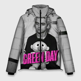 Мужская зимняя куртка 3D с принтом Green Day в городе Новоалтайск, верх — 100% полиэстер; подкладка — 100% полиэстер; утеплитель — 100% полиэстер | длина ниже бедра, свободный силуэт Оверсайз. Есть воротник-стойка, отстегивающийся капюшон и ветрозащитная планка. 

Боковые карманы с листочкой на кнопках и внутренний карман на молнии. | green day | грин дей | зеленый день