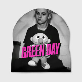 Шапка 3D с принтом Green Day в городе Новоалтайск, 100% полиэстер | универсальный размер, печать по всей поверхности изделия | green day | грин дей | зеленый день
