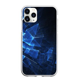 Чехол для iPhone 11 Pro Max матовый с принтом Светящиеся фигуры в городе Новоалтайск, Силикон |  | темный | черный