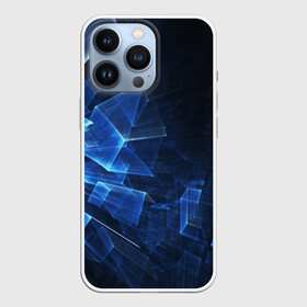 Чехол для iPhone 13 Pro с принтом Светящиеся фигуры в городе Новоалтайск,  |  | темный | черный