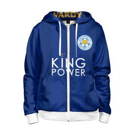 Детская толстовка 3D на молнии с принтом Лестер Сити Leicester Vardy 9 в городе Новоалтайск, 100% полиэстер |  манжеты и пояс оформлены широкой мягкой резинкой, двухслойный капюшон со шнурком для регулировки, спереди карманы и застежка-молния
 | Тематика изображения на принте: euro 2016 | leicester | lester | vardy