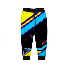 Детские брюки 3D с принтом Assimov cky в городе Новоалтайск, 100% полиэстер | манжеты по низу, эластичный пояс регулируется шнурком, по бокам два кармана без застежек, внутренняя часть кармана из мелкой сетки | Тематика изображения на принте: asiimov | counter strike | cs | game | go | sky | игры