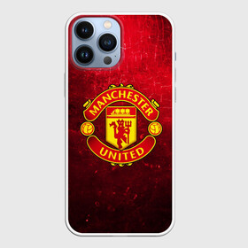 Чехол для iPhone 13 Pro Max с принтом Манчестер Юнайтед в городе Новоалтайск,  |  | Тематика изображения на принте: апл | манчестер юнайтед | футбол