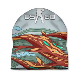 Шапка 3D с принтом Aquamarine Revenge cs go в городе Новоалтайск, 100% полиэстер | универсальный размер, печать по всей поверхности изделия | aquamarine revenge | counter strike | global offensive