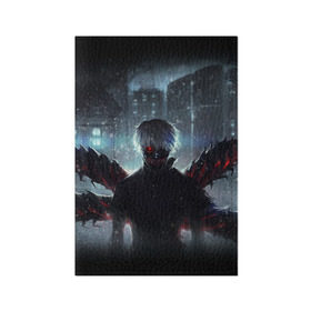 Обложка для паспорта матовая кожа с принтом Tokyo Ghoul в городе Новоалтайск, натуральная матовая кожа | размер 19,3 х 13,7 см; прозрачные пластиковые крепления | anime | ghoul | tokyo | tokyo ghoul | аниме | гуль | токийский гуль