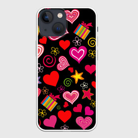 Чехол для iPhone 13 mini с принтом Любовь в городе Новоалтайск,  |  | love is | любовь | подарки | сердца