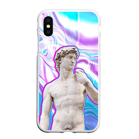 Чехол для iPhone XS Max матовый с принтом Статуя Давида в городе Новоалтайск, Силикон | Область печати: задняя сторона чехла, без боковых панелей | hipster | swag | давид | искусство | свег | свэг | статуя давида | хипстер | хисптеры