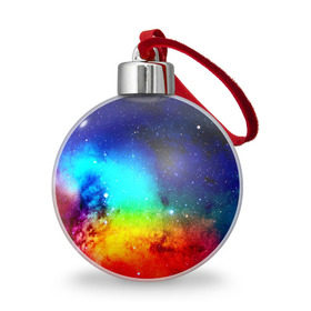 Ёлочный шар с принтом Grunge color в городе Новоалтайск, Пластик | Диаметр: 77 мм | Тематика изображения на принте: grunge | new | арт | гранж | краска | прикольные | цветные