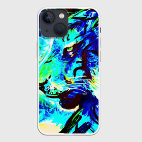 Чехол для iPhone 13 mini с принтом Blue tiger в городе Новоалтайск,  |  | blue tiger | counter strike | cs | game | go | игры