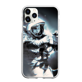Чехол для iPhone 11 Pro матовый с принтом Гагарин 5 в городе Новоалтайск, Силикон |  | 12 апреля | гагарин | день космонавтики | космонавт | космонавтика | космос | юра | юрий