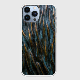 Чехол для iPhone 13 Pro Max с принтом Золотистые волны в городе Новоалтайск,  |  | Тематика изображения на принте: волны | линии