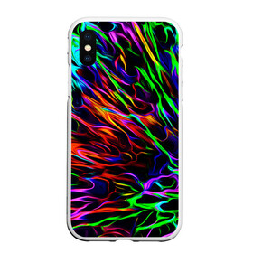Чехол для iPhone XS Max матовый с принтом Разноцветные разводы в городе Новоалтайск, Силикон | Область печати: задняя сторона чехла, без боковых панелей | гранж | краска | разводы | цветные