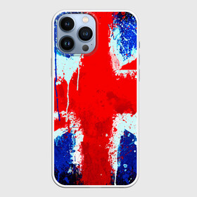 Чехол для iPhone 13 Pro Max с принтом Англия в городе Новоалтайск,  |  | Тематика изображения на принте: англия | краска | модные | популярные | прикольные | стена | флаг