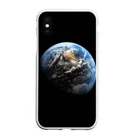 Чехол для iPhone XS Max матовый с принтом Земля в городе Новоалтайск, Силикон | Область печати: задняя сторона чехла, без боковых панелей | earth | земля | космос | луна