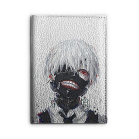Обложка для автодокументов с принтом Tokyo Ghoul в городе Новоалтайск, натуральная кожа |  размер 19,9*13 см; внутри 4 больших “конверта” для документов и один маленький отдел — туда идеально встанут права | anime | ghoul | tokyo | tokyo ghoul | гуль