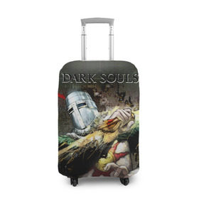 Чехол для чемодана 3D с принтом Dark Souls 5 в городе Новоалтайск, 86% полиэфир, 14% спандекс | двустороннее нанесение принта, прорези для ручек и колес | dark souls | praise the sun | you died | дарк соулс