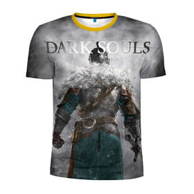 Мужская футболка 3D спортивная с принтом Dark Souls 20 в городе Новоалтайск, 100% полиэстер с улучшенными характеристиками | приталенный силуэт, круглая горловина, широкие плечи, сужается к линии бедра | dark souls | praise the sun | you died | дарк соулс