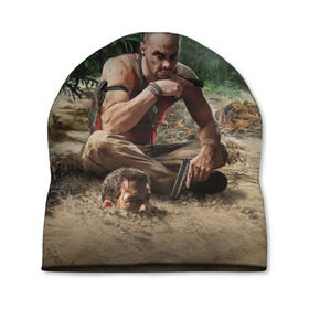 Шапка 3D с принтом Far Cry в городе Новоалтайск, 100% полиэстер | универсальный размер, печать по всей поверхности изделия | Тематика изображения на принте: farcry | игра | фаркрай