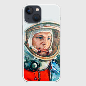 Чехол для iPhone 13 mini с принтом Гагарин в городе Новоалтайск,  |  | space | гагарин | космос | россия