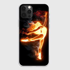 Чехол для iPhone 12 Pro Max с принтом Фитнес в городе Новоалтайск, Силикон |  | грация | здоровье | зож | огонь | пламя | силуэт | спорт | страсть | танец | тонус | фитнес