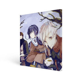 Холст квадратный с принтом Bungou Stray Dogs в городе Новоалтайск, 100% ПВХ |  | anime | bungou stray dogs | бродячие псы | великий из бродячих псов | псы