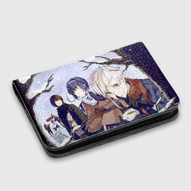 Картхолдер с принтом с принтом Bungou Stray Dogs в городе Новоалтайск, натуральная матовая кожа | размер 7,3 х 10 см; кардхолдер имеет 4 кармана для карт; | Тематика изображения на принте: anime | bungou stray dogs | бродячие псы | великий из бродячих псов | псы