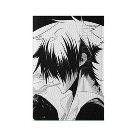 Обложка для паспорта матовая кожа с принтом Bungou Stray Dogs в городе Новоалтайск, натуральная матовая кожа | размер 19,3 х 13,7 см; прозрачные пластиковые крепления | anime | bungou stray dogs | бродячие псы | великий из бродячих псов | псы