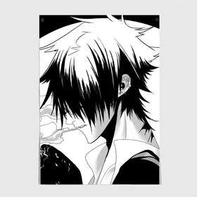 Постер с принтом Bungou Stray Dogs в городе Новоалтайск, 100% бумага
 | бумага, плотность 150 мг. Матовая, но за счет высокого коэффициента гладкости имеет небольшой блеск и дает на свету блики, но в отличии от глянцевой бумаги не покрыта лаком | anime | bungou stray dogs | бродячие псы | великий из бродячих псов | псы