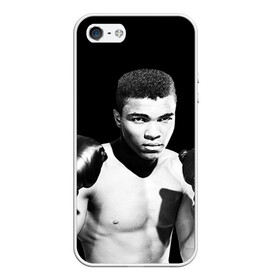 Чехол для iPhone 5/5S матовый с принтом Muhammad ali 2 в городе Новоалтайск, Силикон | Область печати: задняя сторона чехла, без боковых панелей | ali | boxing |  muhammad ali | али | бокс | боксер | мухамад. мухаммад | мухамед али | мухаммед | мухаммед али