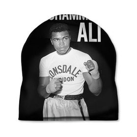 Шапка 3D с принтом Muhammad Ali в городе Новоалтайск, 100% полиэстер | универсальный размер, печать по всей поверхности изделия | ali | boxing | muhammad ali |   |  muhammad |  бокс | али | боксер | мухамад. мухаммад | мухаммед | мухаммед али