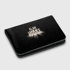 Картхолдер с принтом с принтом Alan Wake в городе Новоалтайск, натуральная матовая кожа | размер 7,3 х 10 см; кардхолдер имеет 4 кармана для карт; | alan | wake | алан уэйк | игра