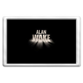 Магнит 45*70 с принтом Alan Wake в городе Новоалтайск, Пластик | Размер: 78*52 мм; Размер печати: 70*45 | alan | wake | алан уэйк | игра