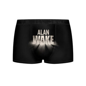 Мужские трусы 3D с принтом Alan Wake в городе Новоалтайск, 50% хлопок, 50% полиэстер | классическая посадка, на поясе мягкая тканевая резинка | alan | wake | алан уэйк | игра