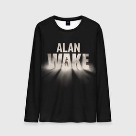 Мужской лонгслив 3D с принтом Alan Wake в городе Новоалтайск, 100% полиэстер | длинные рукава, круглый вырез горловины, полуприлегающий силуэт | alan | wake | алан уэйк | игра