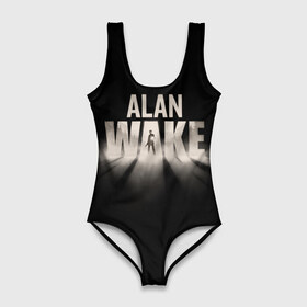 Купальник-боди 3D с принтом Alan Wake в городе Новоалтайск, 82% полиэстер, 18% эластан | Круглая горловина, круглый вырез на спине | alan | wake | алан уэйк | игра